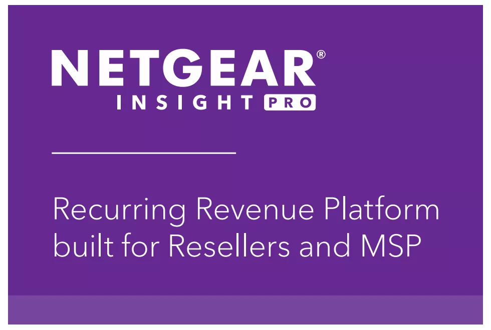 Revendeur officiel Service et Support NETGEAR Insight Pro paper license for 5 Devices 1 year