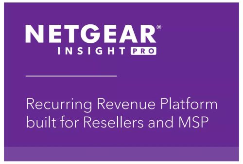 Achat NETGEAR Insight Pro paper license for 5 Devices 1 year et autres produits de la marque NETGEAR
