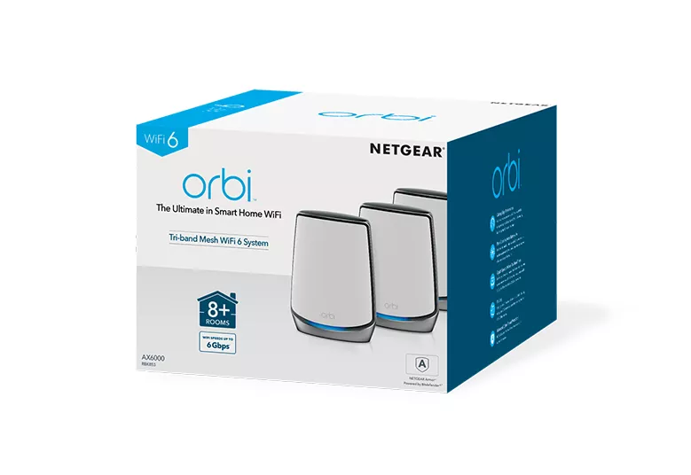 Vente NETGEAR Orbi 6 Tri-Band WIFI System AX6000 NETGEAR au meilleur prix - visuel 4