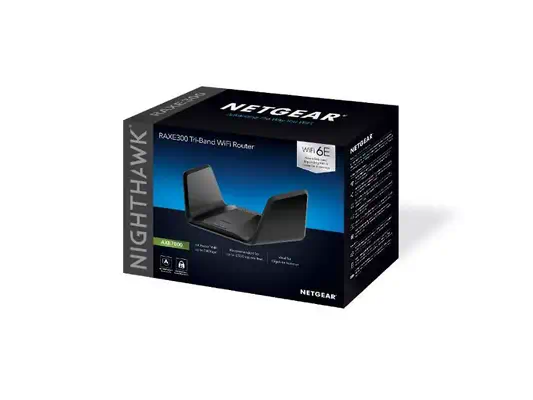 NETGEAR Nighthawk RAXE300 routeur sans fil Gigabit Ethernet Netgear - visuel 1 - hello RSE - Signaux Wi-Fi plus puissants