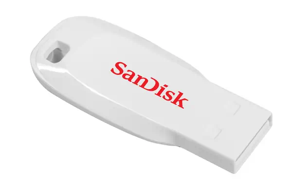 SanDisk Cruzer Blade lecteur USB flash 16 Go USB Type-A 2.0 Blanc - Sandisk - Adaptateur stockage - visuel 2