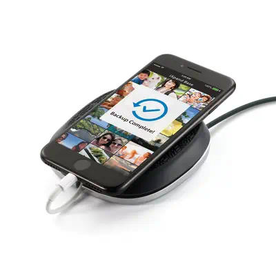 SanDisk iXpand Base Smartphone, Tablette Noir, Argent CC Charge rapide Intérieure - Sandisk - Boitier d'alimentation - visuel 8