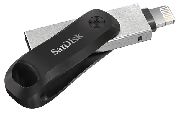 SanDisk iXpand lecteur USB flash 64 Go USB Type-A / Lightning 3.2 Gen 2 (3.1 Gen 2) Noir, Argent - Sandisk - Adaptateur stockage - visuel 3