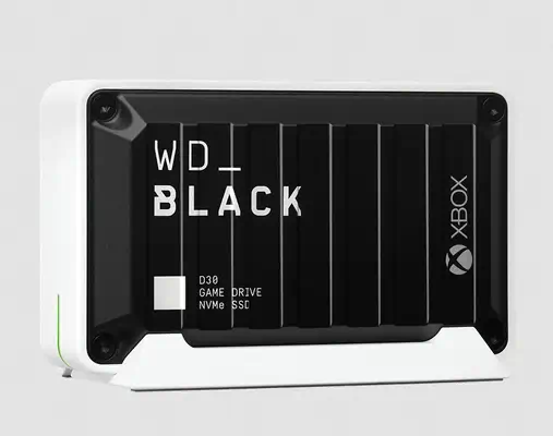 Western Digital WD_BLACK D30 2 To USB Type-C 3.2 Gen 2 (3.1 Gen 2) Noir, Blanc - Disque dur SSD - visuel 2