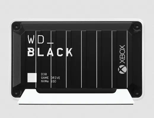 Western Digital WD_BLACK D30 2 To USB Type-C 3.2 Gen 2 (3.1 Gen 2) Noir, Blanc - Disque dur SSD - visuel 1