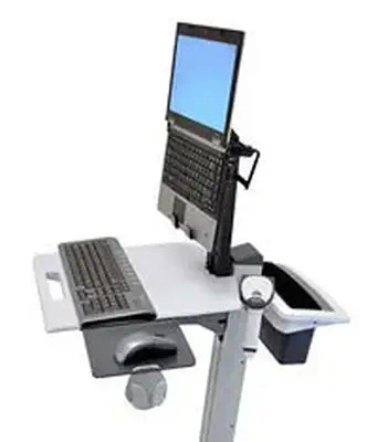 Ergotron NF Cart Vertical Laptop Kit Noir - Accessoire Vidéoprojecteur - visuel 2