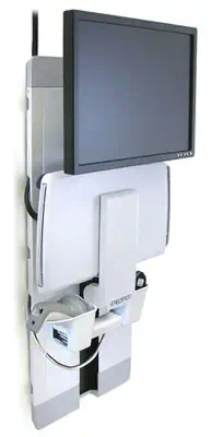 StyleView Vertical Lift, Patient Room - Ergotron - Support Fixe & Mobile - visuel 2