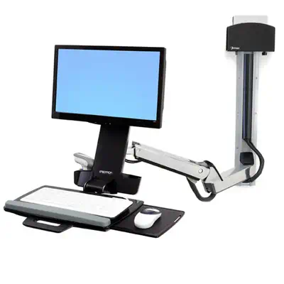 StyleView Sit-Stand Combo Extender - Ergotron - Support Fixe & Mobile - visuel 4