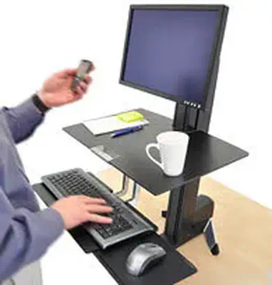 Ergotron Worksurface for WorkFit-S Noir - Support Fixe & Mobile - visuel 2