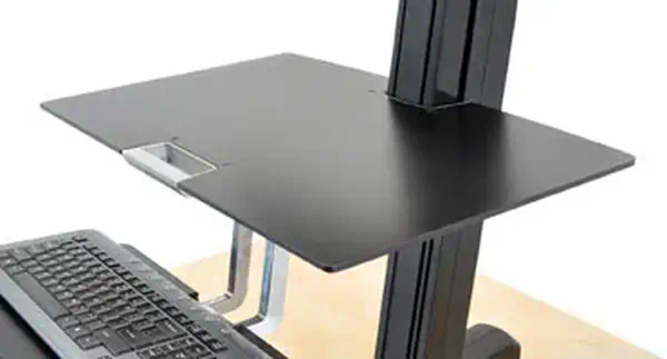 Ergotron Worksurface for WorkFit-S Noir - Support Fixe & Mobile - visuel 1