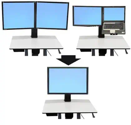 Convert-to-Single HD Kit from Dual or LCD & Laptop - Ergotron - Support Fixe & Mobile - visuel 1