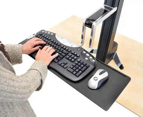Ergotron Large Keyboard Tray for WorkFit-S Noir - Clavier - visuel 3