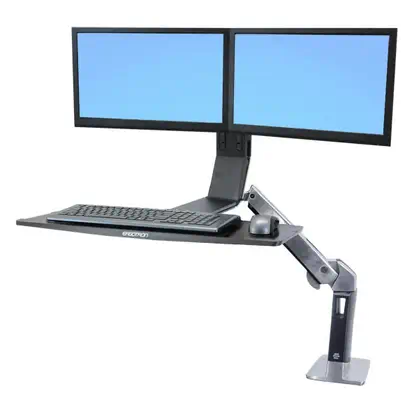 Ergotron WorkFit -A Dual 55,9 cm (22") Bureau Ergotron - visuel 1 - hello RSE - Pensez grand