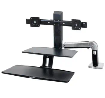 Ergotron WorkFit -A 61 cm (24") Bureau Noir achat