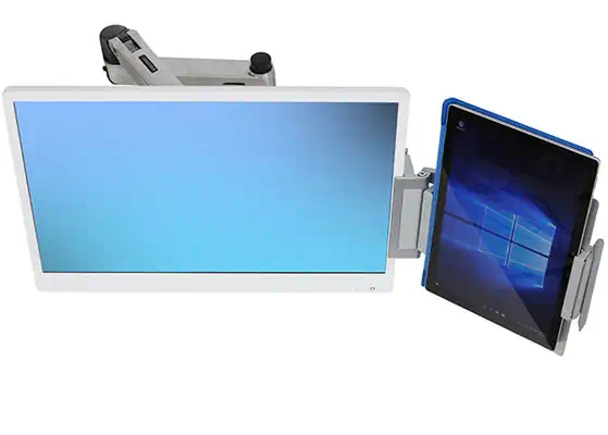 Ergotron Tandem Support passif Tablette / UMPC Aluminium - Accessoire Vidéoprojecteur - visuel 4