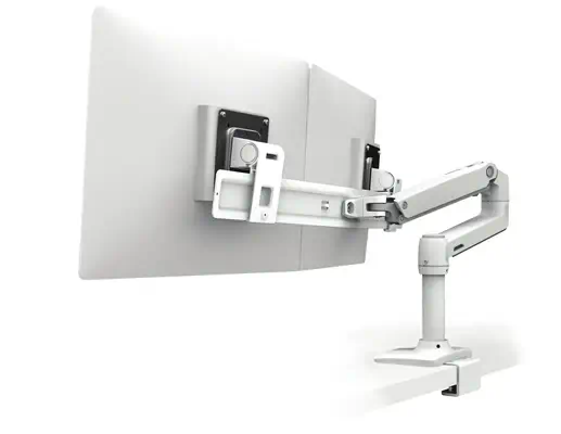 Ergotron LX Series 45-609-216 support d'écran plat pour bureau 63,5 cm (25") Blanc - Support Fixe & Mobile - visuel 1