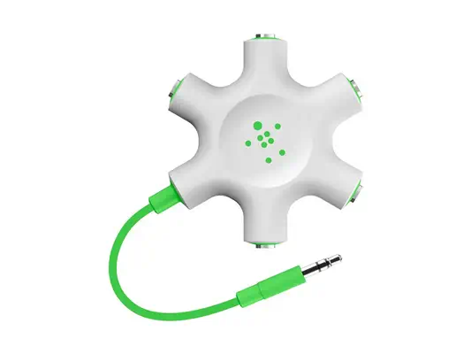 BELKIN Répartiteur audio 5 x jack 3.5mm - Belkin - Câble Audio - visuel 3