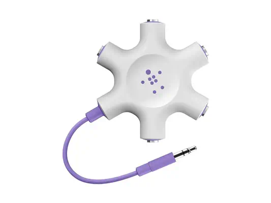 BELKIN Répartiteur audio 5 x jack 3.5mm - Belkin - Câble Audio - visuel 5