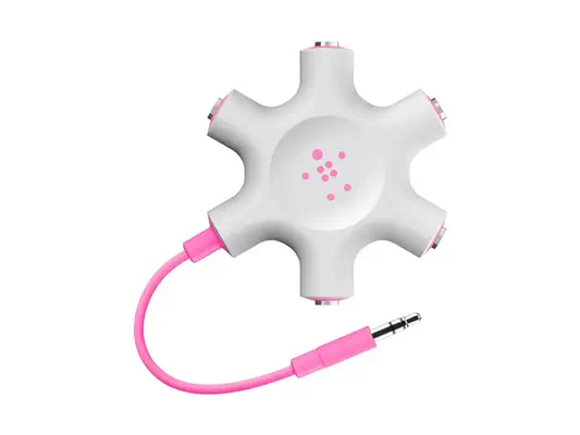 BELKIN Répartiteur audio 5 x jack 3.5mm - Belkin - Câble Audio - visuel 2