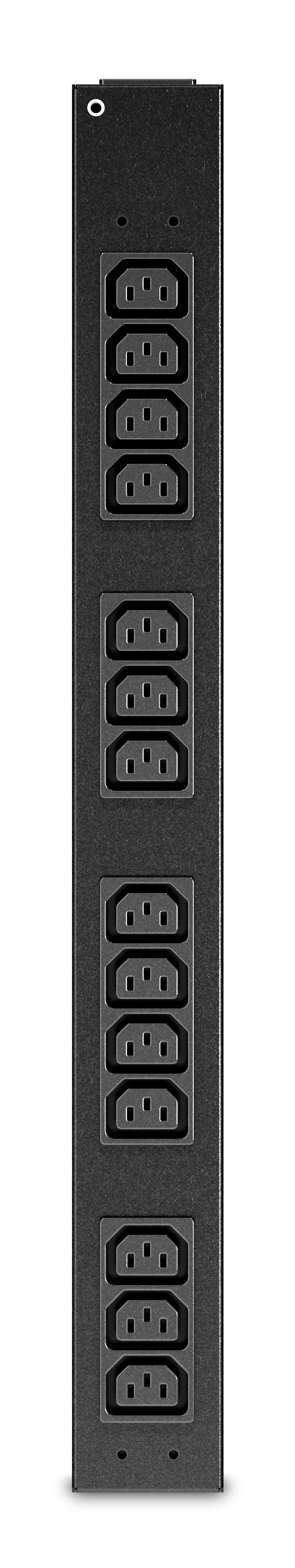 APC AP6003A unité de distribution d'énergie 14 sortie(s) CA 0U/2U Noir - Rack et Armoire - visuel 3