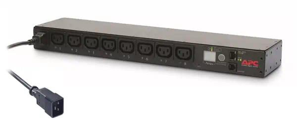 Netshelter - Bandeau de prises commutées rackable - 1U 16A 208-230V - 8xC13 - APC - Rack et Armoire - visuel 1