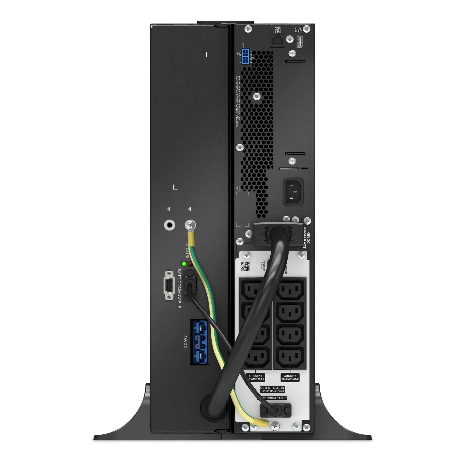 APC Smart-UPS SRT Lithium Ion 1000VA RM 4U APC - visuel 1 - hello RSE - Affichage graphique LCD
