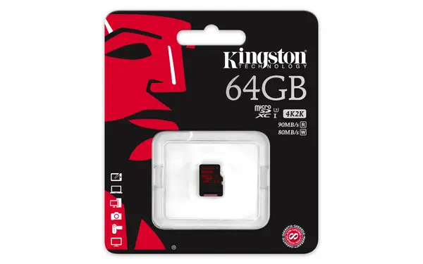 Kingston microSDHC/SDXC UHS-I U3 64GB  - Carte Mémoire - visuel 3