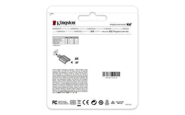 Kingston Technology MobileLite Plus lecteur de carte mémoire USB 3.2 Gen 1 (3.1 Gen 1) Type-A Noir - Accessoire Stockage - visuel 4