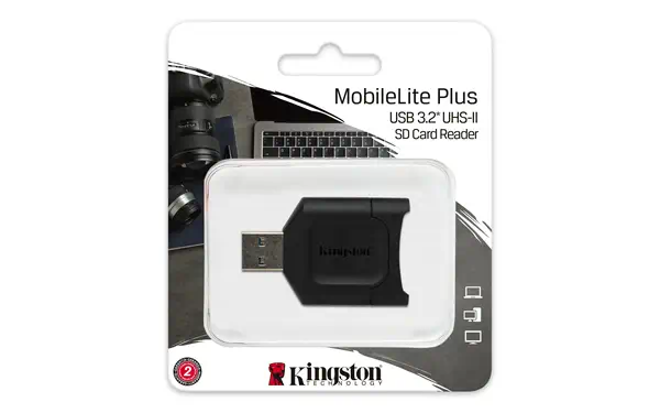 Kingston Technology MobileLite Plus lecteur de carte mémoire USB 3.2 Gen 1 (3.1 Gen 1) Type-A Noir - Accessoire Stockage - visuel 3