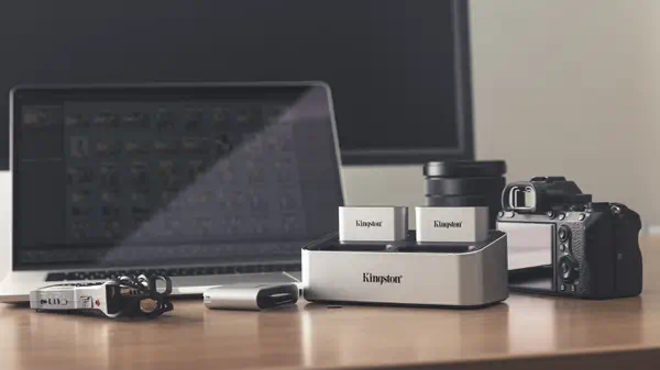 Lecteur de cartes SDHC/SDXC UHS-II USB3.2 Gen1 Workflow à double logement - Kingston - Accessoire Stockage - visuel 6