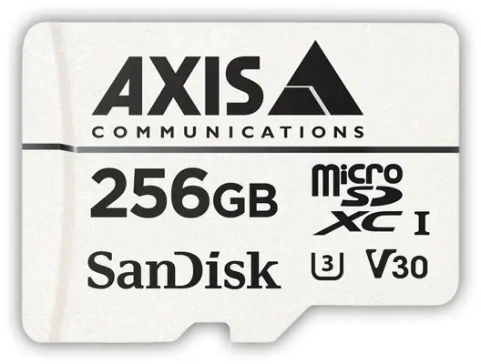 Axis 02021-001 mémoire flash 256 Go MicroSDXC UHS - Carte Mémoire - visuel 1