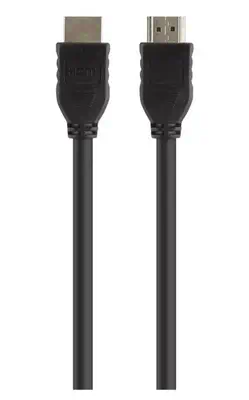 Belkin 1.5m, 2xHDMI câble HDMI 1,5 m HDMI Type A (Standard) Noir - Connectique - visuel 1