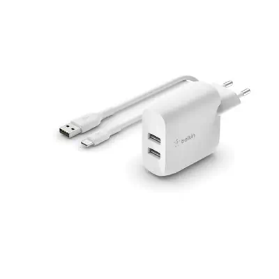 Belkin WCE001VF1MWH chargeur d'appareils mobiles Universel Blanc Secteur Intérieure - Accessoires Tablette - visuel 1