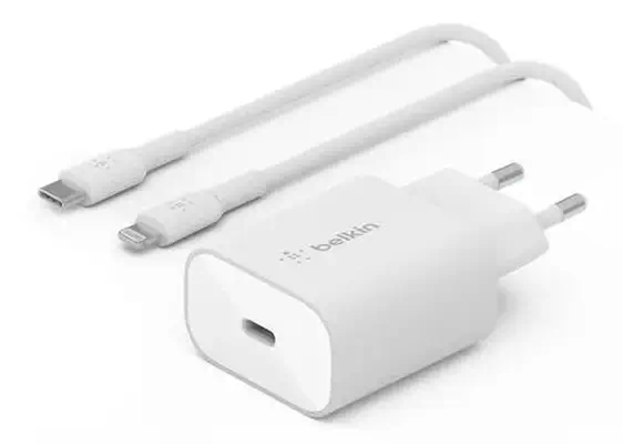 Belkin WCA004VF1MWH-B6 chargeur d'appareils mobiles Téléphone portable Blanc USB Charge rapide Intér - Accessoires Tablette - visuel 2