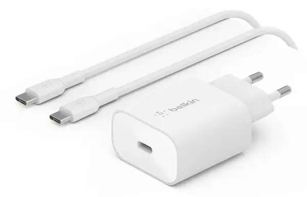 Belkin WCA004VF1MWH-B6 chargeur d'appareils mobiles Téléphone portable Blanc USB Charge rapide Intér - Accessoires Tablette - visuel 1