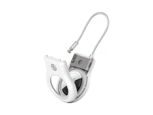 BELKIN Secure Holder with Wire Cable for AirTag White - Belkin - Câble Audio - visuel 2