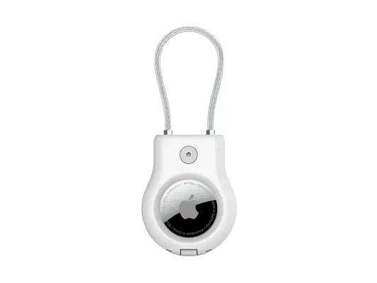 BELKIN Secure Holder with Wire Cable for AirTag White - Belkin - Câble Audio - visuel 1
