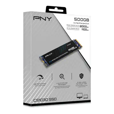PNY CS1030 500 Go M.2 PCI Express 3.0 NVMe 3D NAND - Disque dur SSD - visuel 2