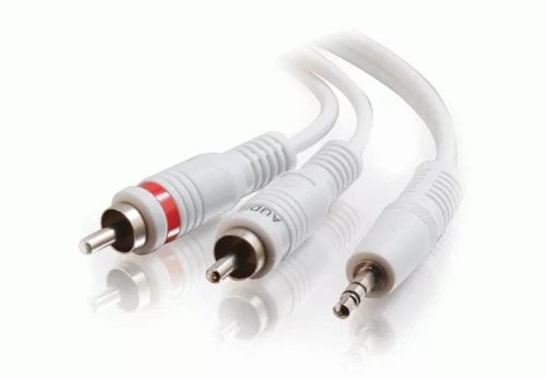 Vente Câble Audio C2G 3m 3.5mm Male to 2 RCA-Type Male Audio Y-Cable sur hello RSE
