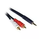 Revendeur officiel C2G 3m Velocity 3.5mm Stereo Male to Dual RCA Male Y