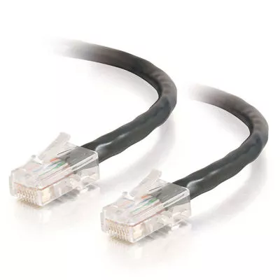 Vente Câble RJ et Fibre optique C2G Cat5E Assembled UTP Patch Cable Black 15m