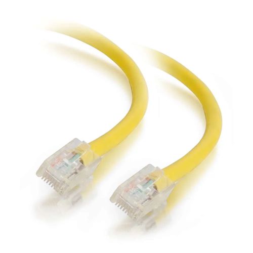 Achat Câble RJ et Fibre optique C2G Câble de raccordement réseau Cat5e sans gaine non blindé (UTP) de 0.5 M - Jaune