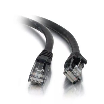 Revendeur officiel Câble RJ et Fibre optique C2G Câble de raccordement réseau Cat5e avec gaine non blindé (UTP) de 0,3 M - Noir