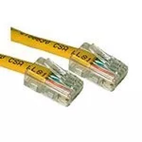 Vente Câble RJ et Fibre optique C2G Cat5E Crossover Patch Cable Yellow 5m