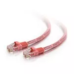 Vente Câble RJ et Fibre optique C2G Cat5e Snagless Patch Cable Pink 0.5m sur hello RSE