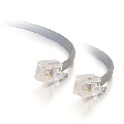 C2G Câble modulaire droit 6P4C RJ11 de 3 M  - Câble Audio - visuel 1