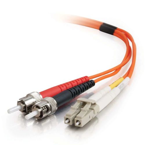 Vente C2G 2m LC/ST LSZH Duplex 62.5/125 Multimode Fibre Patch Cable au meilleur prix