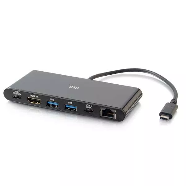Vente C2G Station d’accueil USB-C avec 4K HDMI, Ethernet, USB et au meilleur prix