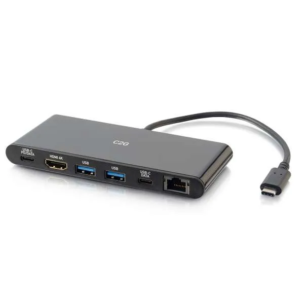 C2G Station d’accueil USB-C avec 4K HDMI, Ethernet, USB et - Station d'accueil pour portable - visuel 1