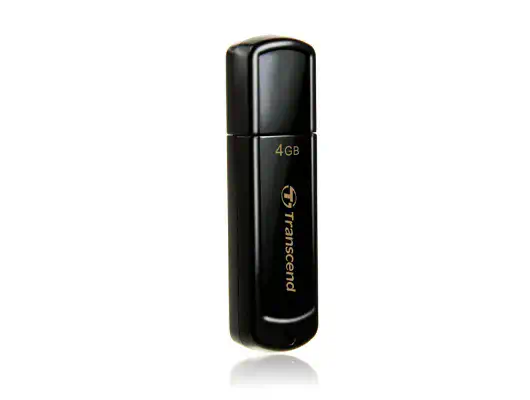Transcend JetFlash elite JetFlash 350 lecteur USB flash 4 Go USB Type-A 2.0 Noir - Adaptateur stockage - visuel 1